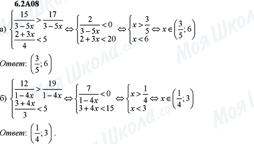 ГДЗ Алгебра 9 класс страница 6.2A08