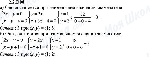 ГДЗ Алгебра 9 клас сторінка 2.2.D08