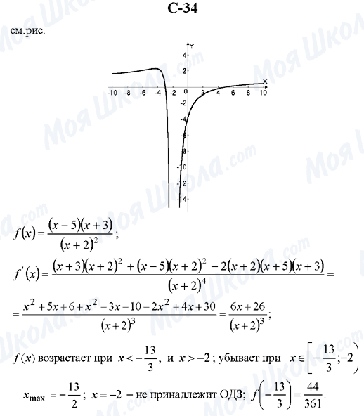 ГДЗ Алгебра 10 класс страница C-34