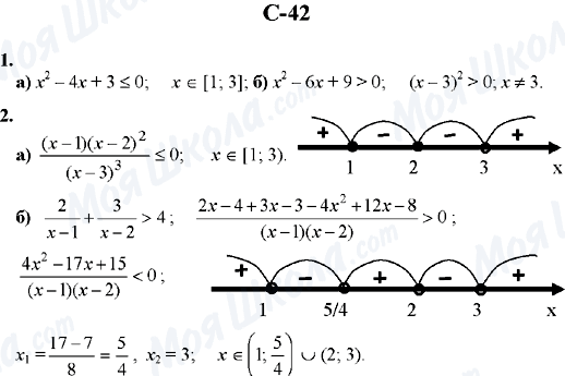 ГДЗ Алгебра 10 класс страница C-42
