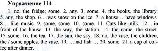 ГДЗ Английский язык 5 класс страница 114