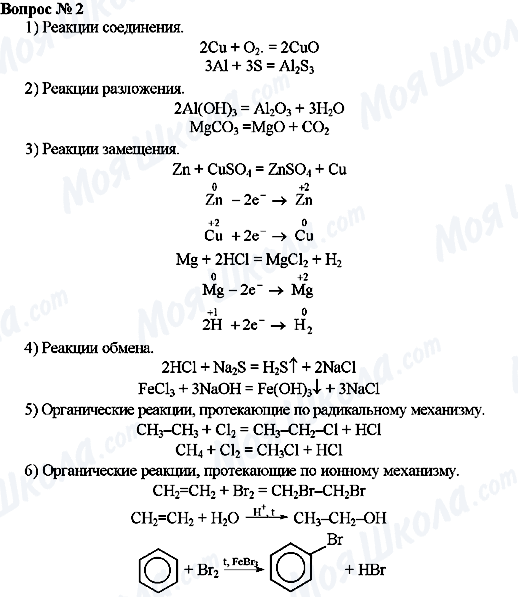 ГДЗ Химия 11 класс страница 2