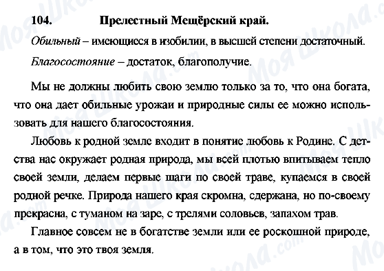 ГДЗ Русский язык 9 класс страница 104