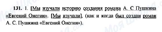 ГДЗ Російська мова 9 клас сторінка 131