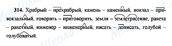 ГДЗ Російська мова 9 клас сторінка 314