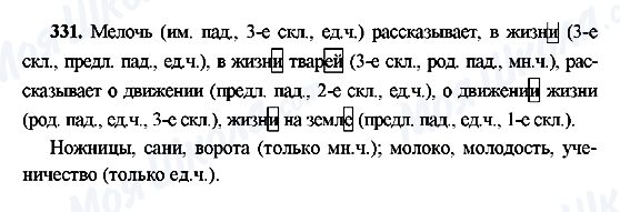 ГДЗ Російська мова 9 клас сторінка 331