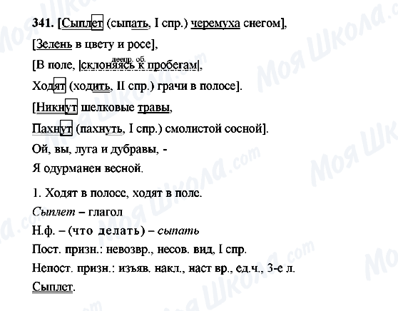 ГДЗ Російська мова 9 клас сторінка 341