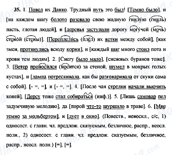 ГДЗ Російська мова 9 клас сторінка 35