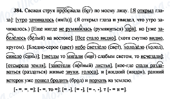 ГДЗ Русский язык 9 класс страница 384