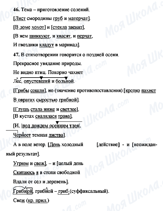 ГДЗ Російська мова 9 клас сторінка 46