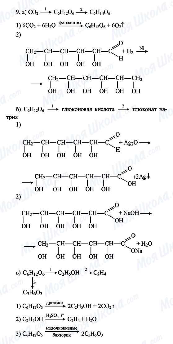 ГДЗ Хімія 10 клас сторінка 9