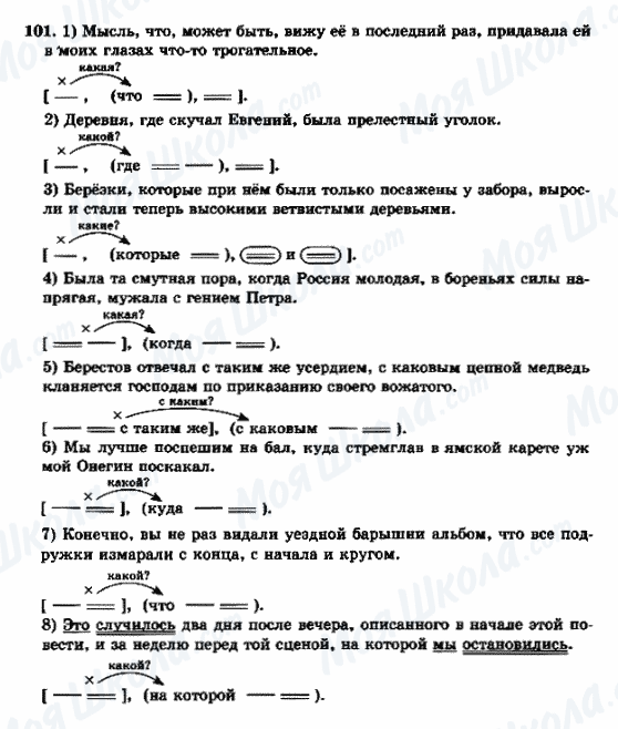 ГДЗ Російська мова 9 клас сторінка 101