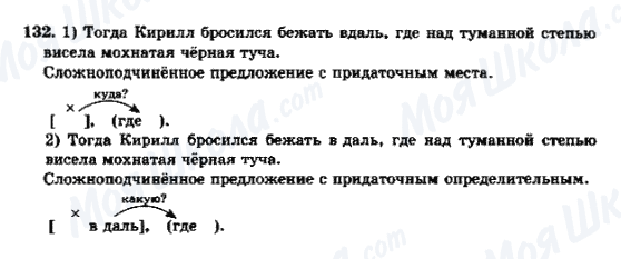 ГДЗ Російська мова 9 клас сторінка 132