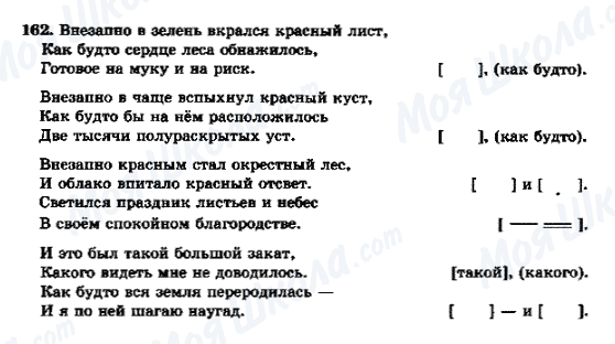 ГДЗ Російська мова 9 клас сторінка 162