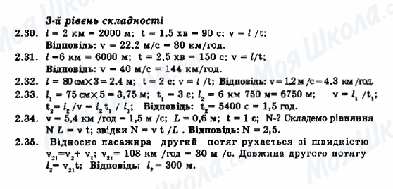 ГДЗ Физика 8 класс страница 2.30-2.35