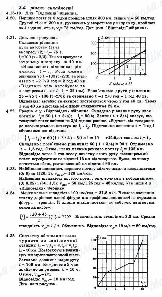 ГДЗ Физика 8 класс страница 4.16-4.25