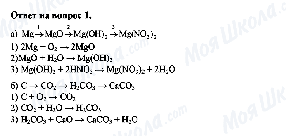 ГДЗ Хімія 8 клас сторінка 1