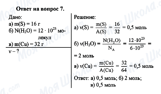 ГДЗ Химия 8 класс страница 7