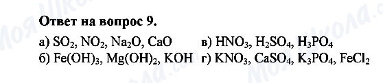 ГДЗ Химия 8 класс страница 9
