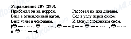 ГДЗ Російська мова 5 клас сторінка 287(293)