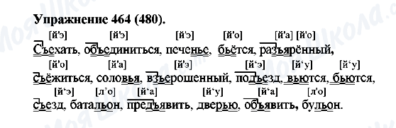 ГДЗ Русский язык 5 класс страница 464(480)