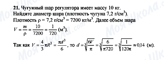 ГДЗ Геометрія 10 клас сторінка 21