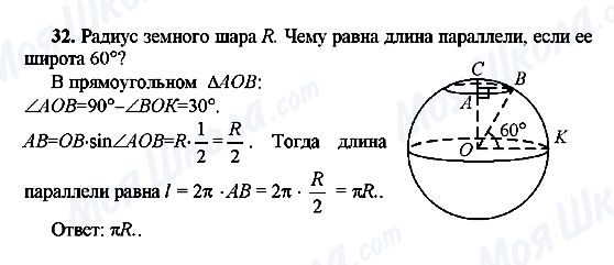 ГДЗ Геометрія 10 клас сторінка 32