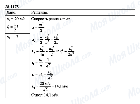 ГДЗ Физика 9 класс страница 1175