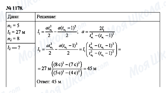 ГДЗ Физика 9 класс страница 1178