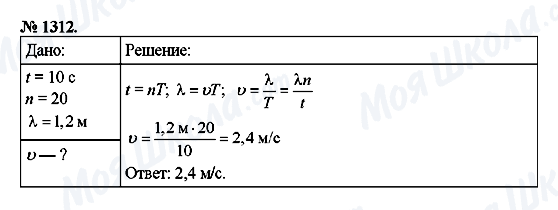 ГДЗ Физика 9 класс страница 1312