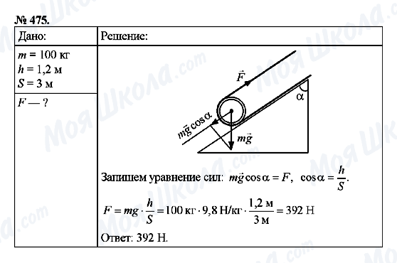 ГДЗ Физика 7 класс страница 475