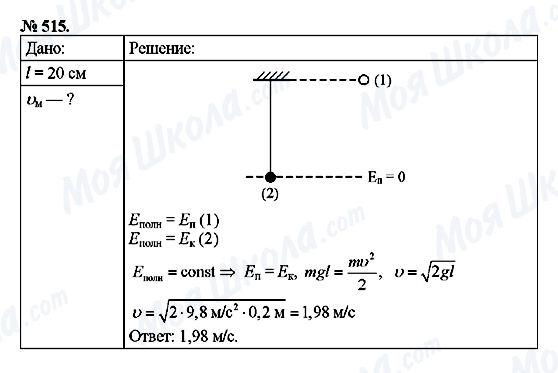 ГДЗ Физика 7 класс страница 515