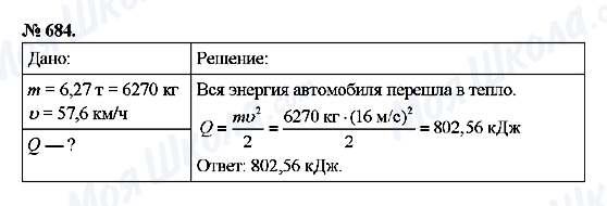 ГДЗ Физика 8 класс страница 684