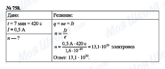 ГДЗ Физика 8 класс страница 758