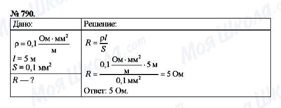 ГДЗ Физика 8 класс страница 790