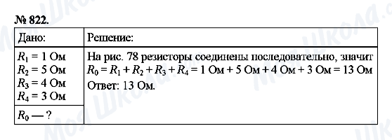 ГДЗ Физика 8 класс страница 822