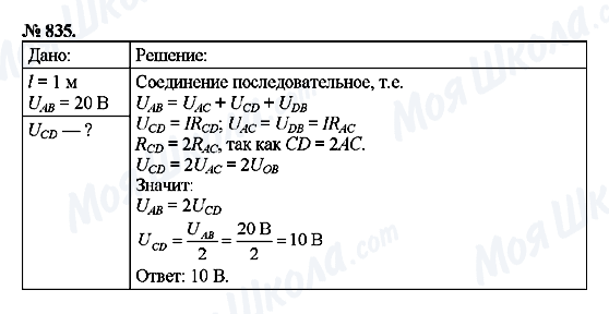 ГДЗ Фізика 8 клас сторінка 835