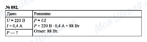ГДЗ Физика 8 класс страница 882