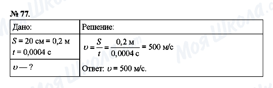 ГДЗ Физика 7 класс страница 77