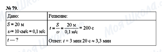 ГДЗ Физика 7 класс страница 79