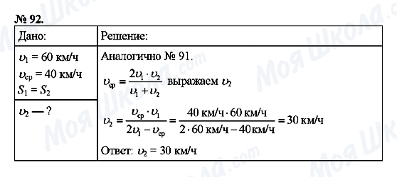 ГДЗ Физика 7 класс страница 92