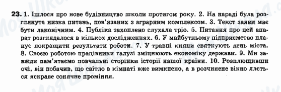 ГДЗ Українська мова 10 клас сторінка 23
