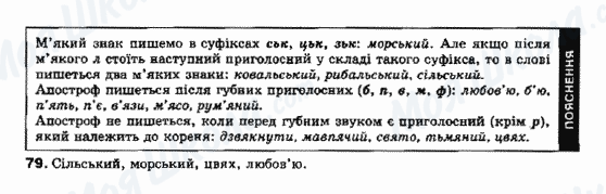 ГДЗ Українська мова 10 клас сторінка 79