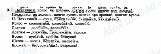 ГДЗ Українська мова 10 клас сторінка 9