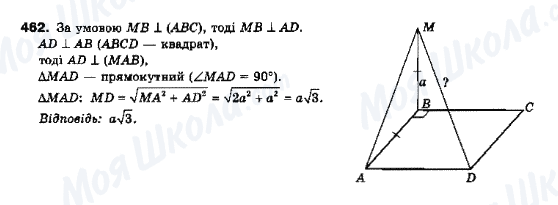 ГДЗ Геометрия 10 класс страница 462