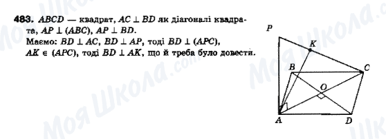 ГДЗ Геометрія 10 клас сторінка 483