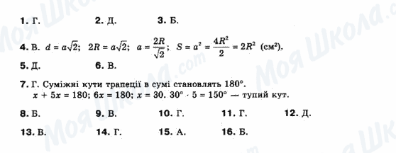 ГДЗ Геометрія 10 клас сторінка 1-16