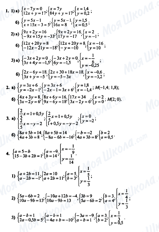 ГДЗ Алгебра 7 клас сторінка 1-2-3-4