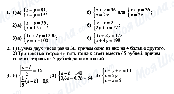 ГДЗ Алгебра 7 клас сторінка 1-2-3