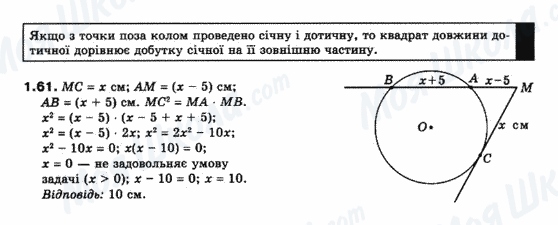 ГДЗ Геометрия 10 класс страница 1.61